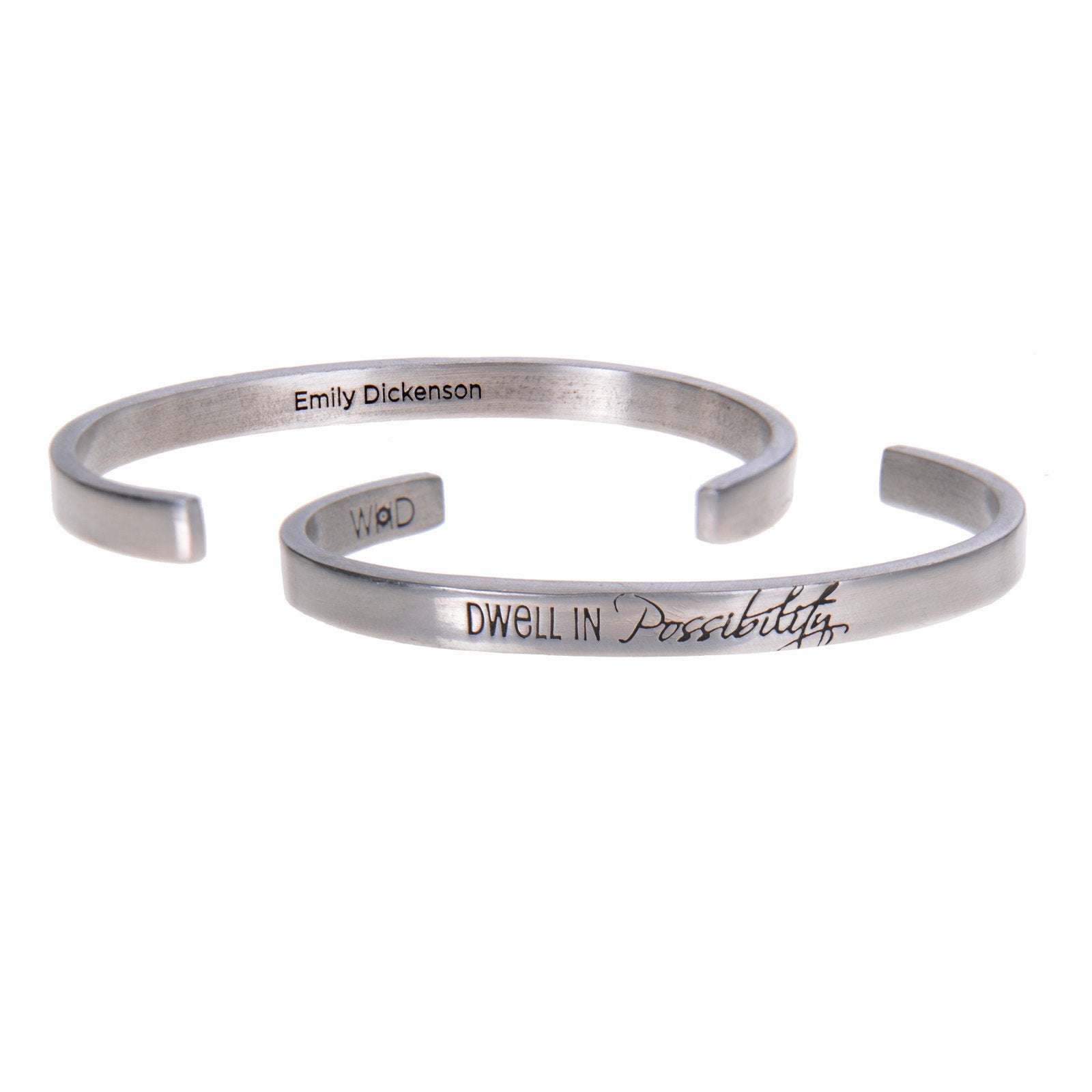Dwell in Possibility Emily Dickinson Quotable Cuff Bracelet