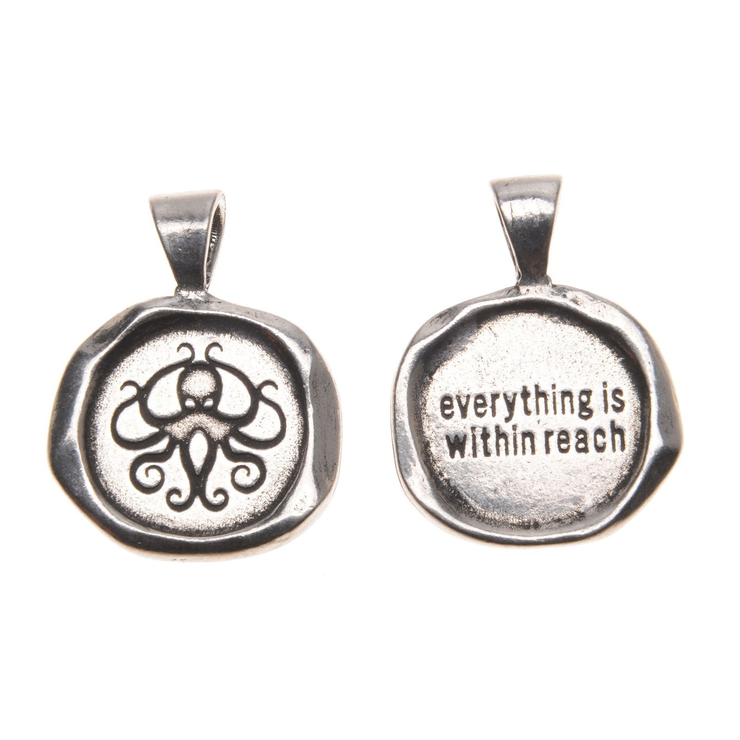 Everything is Within Reach Wax Seal front and back