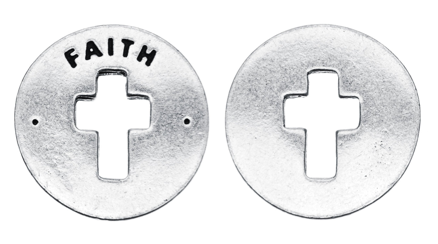 Faith Blessing Ring front and back