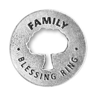 Family Blessing Ring (on back - near or apart always in the heart) - Whitney Howard Designs