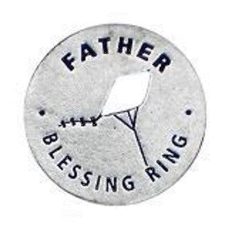 Father Blessing Ring (on back - guardian, brave and strong) - Whitney Howard Designs