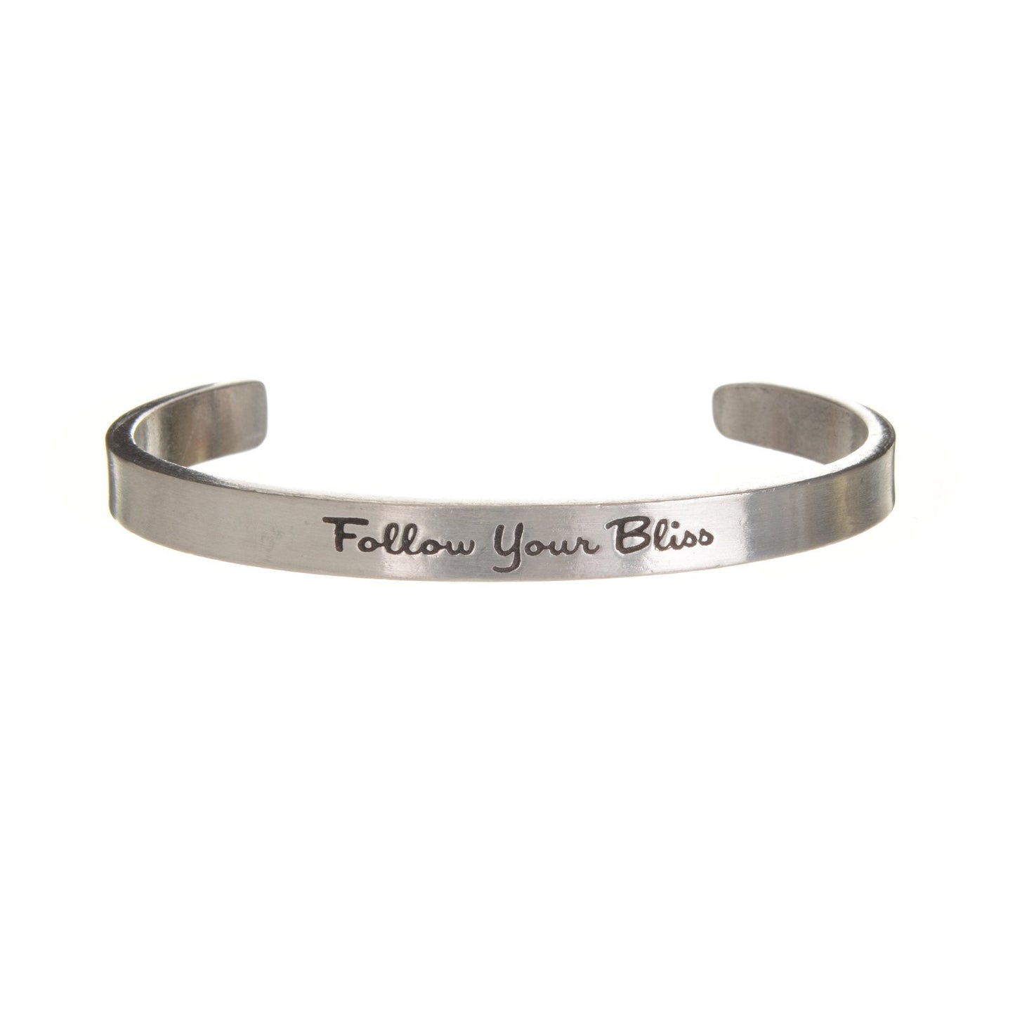 Follow Your Bliss Quotable Cuff Bracelet