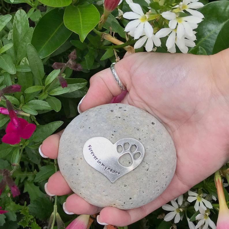 Pet Memorial Stone Forever in my Heart | Pet Memorial Gifts