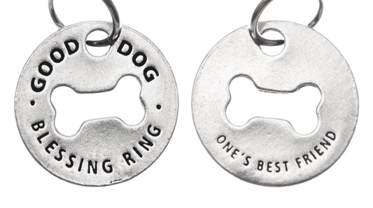 Good Dog Blessing Ring front and back