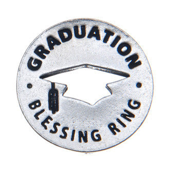 Graduation Blessing Ring (on back - wherever you go, go with all your heart) - Whitney Howard Designs