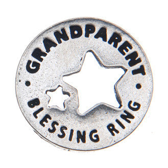 Grandparents Blessing Ring (on back - making the world a special place) - Whitney Howard Designs