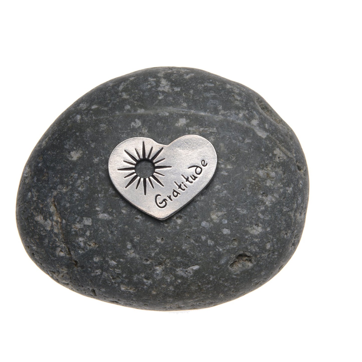 Gratitude Heart Rock