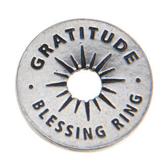 Gratitude Blessing Ring (on back - with thanks and appreciation) - Whitney Howard Designs