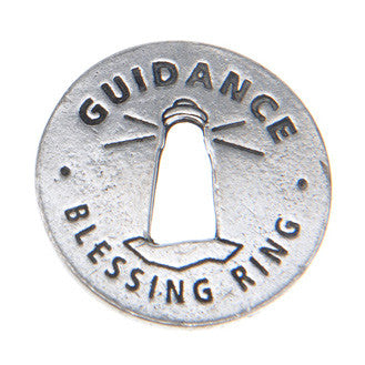 Guidance Blessing Ring (on back - lighting your way) - Whitney Howard Designs