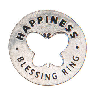 Happiness Blessing Ring (on back - smile) - Whitney Howard Designs