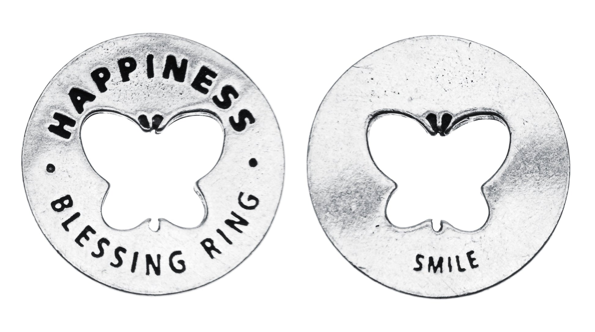 Happiness Blessing Ring front and back