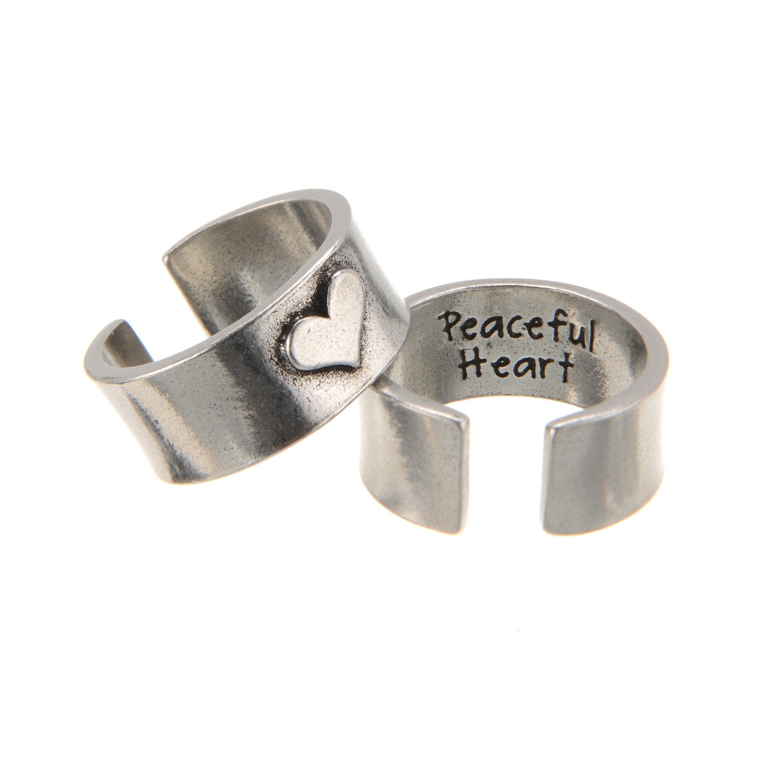 "Hearts of Gold" PEACEFUL HEART Ring