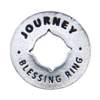 Journey Blessing Ring front (on back - life is a journey, not a destination) 