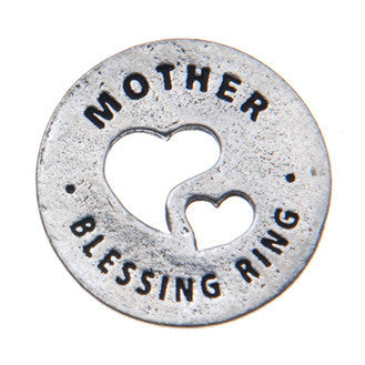 Mother Blessing Ring front (on back - to guide, nurture and protect)