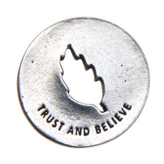 New Beginnings Blessing Ring back (on back - trust and believe)