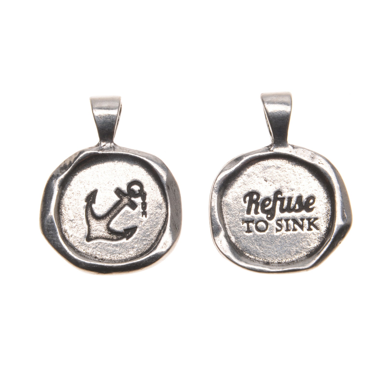 Refuse to Sink Wax Seal front and back