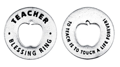 Teacher Blessing Ring front and back